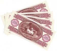 1992. 100Ft (4x) "B153" sorszámkövetőek, T:I-