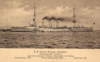 SM Kleiner Kreuzer Dresden, Marine-Erinnerungskarte Nr. 16 / German navy