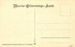 SM Kleiner Kreuzer Karlsruhe, Marine-Erinnerungskarte Nr. 18. / German navy