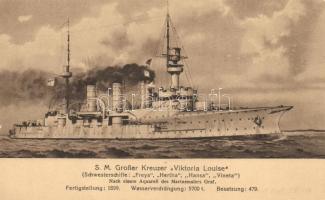 SM Grosser Kreuzer Viktoria Louise, Marine-Erinnerungskarte Nr. 89A / German navy