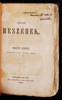 Herepei Gergely: Alkalmi beszédek. Kolozsvár, 1846, Özv. Barráné és Stein. Későbbi bőrkötésben, jó állapotban.