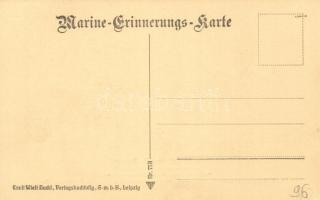 SM Linienschiff Wörth, Marine-Erinnerungskarte Nr. 77A / German navy