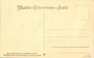 SM Linienschiff Helgoland, Marine-Erinnerungskarte / German navy