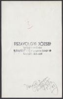 cca 1940-1950 Tiszavölgyi József: Meztelen súlyemelő férfi, pecséttel jelzett fotó, 8x13 cm