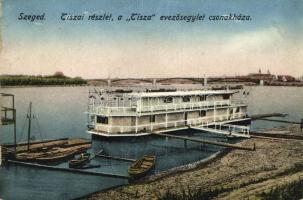 Szeged, a Tisza evezősegylet csónakháza (Rb)