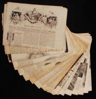 1874-1901 a Vasárnapi Újság 15 száma korabeli aktuális hírekkel, érdekes írásokkal, töredék és egész számok vegyesen