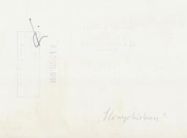 1970 Marosi László: Könyvtárban, hátoldalon feliratozva, pecséttel jelzett, 18x24 cm