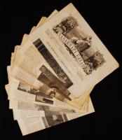 1876-1902 a Vasárnapi Újság 9 száma korabeli aktuális hírekkel, érdekes írásokkal, pl. Deák Ferenc vagy Erzsébet királyné haláláról, töredék és egész számok vegyesen