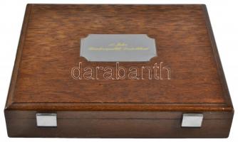 NSZK 1989. "40 éves az NSZK" sorozat, benne 23db klf Ag emlékérem, eredeti díszdobozban ta...