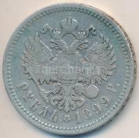 Oroszország 1899. 1R Ag "II. Miklós" T:2-,3 
Russia 1899 1 Rouble Ag "Nicholas II&quo...