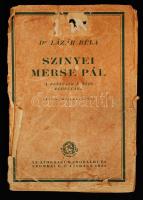 Lázár Béla dr. : Szinyei Merse Pál a pleinair festés előfutára. Bp., 1922, Athenaeum.Kiadói papír kötésben. A fedőlap leszakadt.