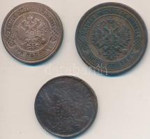 Oroszország 1858. 2k + 1869. 5k + 1908. 3k T:2,2-,3
Russia 1858. 2 Kopeks + 1869. 5 Kopeks + 1908. 3...