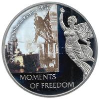 Libéria 2006. 10$ "Szabadság pillanatai-Októberi szocialista forradalom 1917." multicolor T:PP Liberia 2006. 10 Dollars "Moments of Freedom-Socialist Revolution in Russia 1917" multicolor C:PP