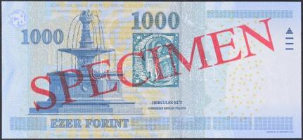 2010. 1000Ft "MINTA" és "SPECIMEN" felülnyomással, "DA 0000077" soroza...