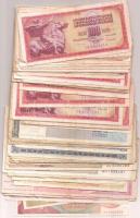 Jugoszlávia 1965-1993. ~60db vegyes modern bankjegy T:vegyes Yugoslavia 1965-1993. ~60pcs of modern banknotes C:mixed