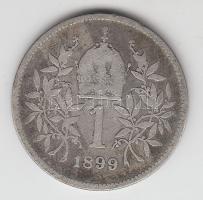 Ausztria 1899. 1K Ag T:3 Austria 1899. 1 Corona Ag C:F