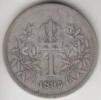 Ausztria 1895. 1K Ag T:3 Austria 1895. 1 Corona Ag C:F