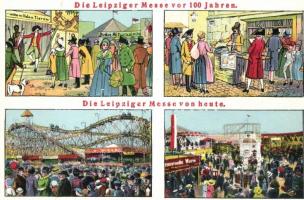 Leipzig, die Leipziger Messe vor 100 Jahren und von heute / Leipzig far in the past