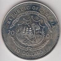 Libéria 2001. 10$ "Szabadság pillanatai - Libéria megalapítása" multicolor T:PP Liberia 2001. 10 Dollars "Moments of Freedom - Foundation of Liberia" multicolor C:PP