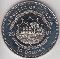 Libéria 2001. 10$ "Szabadság pillanatai - Spanyol polgárháború" multicolor T:PP Liberia 2001. 10 Dollars "Moments of Freedom - Spanish civil war" multicolor C:PP