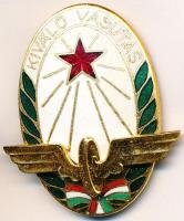 1966. "Kiváló vasutas" szocialista kitüntetés kissé megviselt igazolvánnyal T:II