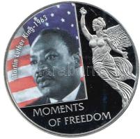 Libéria 2006. 10$ "Szabadság pillanatai-Martin Luther King 1963." multicolor T:PP Liberia 2006. 10 Dollars "Moments of Freedom-Martin Luther King 1963." multicolor C:PP