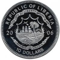 Libéria 2006. 10$ "Szabadság pillanatai-Martin Luther King 1963." multicolor T:PP
Liberia ...