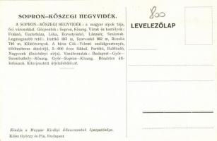 Sopron-Kőszegi Hegyvidék, MÁV turisztikai reklám / Hungarian State Railways tourism campaign s: Ando...