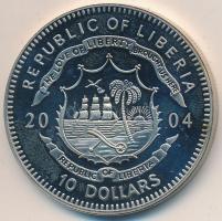 Libéria 2004. 10$ "Szabadság pillanatai-Garibaldi felszabadítja Itáliát 1860." multicolor T:PP Liberia 2004. 10 Dollars "Moments of Freedom-Garibaldi liberates Italy 1860.." multicolor C:PP