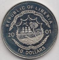 Libéria 2001. 10$ "Szabadság pillanatai - Bécs felszabadulása a török uralom alól" multicolor T:PP Liberia 2001. 10 Dollars "Moments of Freedom - Liberation of Vienna of the Turkish" multicolor C:PP