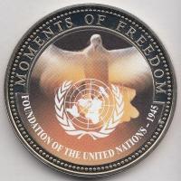 Libéria 2001. 10$ "Szabadság pillanatai - az ENSZ megalapítása" multicolor T:PP
Liberia 20...