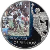 Libéria 2006. 10$ "Szabadság pillanatai - Woodstock-i Fesztivál 1969" multicolor T:PP Liberia 2006. 10 Dollars "Moments of Freedom-Woodstock Festival 1969." multicolor C:PP