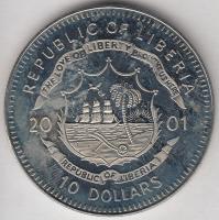 Libéria 2001. 10$ "Szabadság pillanatai - Holokauszt vége" multicolor T:PP Liberia 2001. 10 Dollars "Moments of Freedom - End of the Holocaust" multicolor C:PP