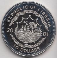 Libéria 2001. 10$ "Szabadság pillanatai - Francia Forradalom" multicolor T:PP Liberia 2001. 10 Dollars "Moments of Freedom - French Revolution" multicolor C:PP