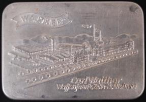 cca 1930 Walther fegyvergyár töltényes fémdoboz / Walter Waffenfabrik metal box