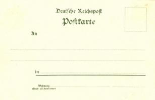 Berlin, Brandenburger Thor, Siegessaule; Kunstanstalt J. Miesler litho