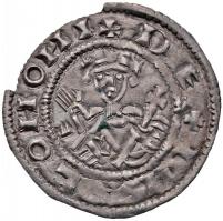 1063-1074. Denar Ag Salamon hátlapon PANNONAI(0.34g) T:2 ph. Hungary 1063-1074. Denar Ag Solomon on the back PANNONAI (0.34g) C:XF edge error Huszár: 17var, Unger I.: 10var