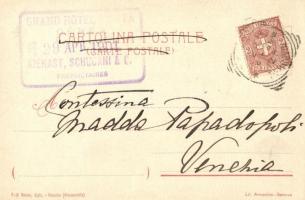 Genova, San Lorenzo, artist signed litho