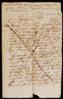 1866 Torontál megye telekkönyvi hivatal által lepecsételt hivatalos levél viaszpecséttel