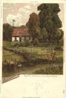 Friedrichsruh, Kupfir Mühle, Novitas Verlag von Künstler Postkarten Serie III Blatt No. 63 (EK)