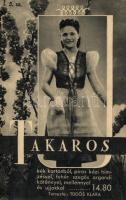 Takaros ruha reklám, Magyar Divatcsarnok, Budapest VII. Rákóczi út 70-76. / Hungarian dress advertisement