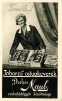 Dreher Maul, toborzó ostyakeverék / Hungarian crackers, advertisement