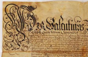 1619 Innsbruck Valentinus Richter von Holleben, a goslari Szt. SImon és Júdás társaskáptalan prépost...