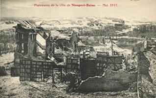 1917 Nieuport-Bains, after WWI bombardment