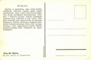 Munkács 'Ez a magyarok földje' irredenta s: Biczó András