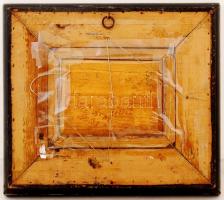 Bachmann Károly (1874-1924): Csendélet szódásüveggel. Olaj, fa, jelzett, keretben, 11,5×15,5 cm