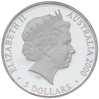 Ausztrália 2000. "Sydney-i Olimpia 2000 Éremszett" dísz- és papírtokban tanúsítvánnyal, be...