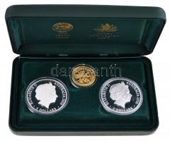 Ausztrália 2000. "Sydney-i Olimpia 2000 Éremszett" dísz- és papírtokban tanúsítvánnyal, be...