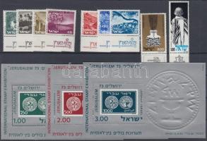 39 klf tabos bélyeg 3 db stecklapon, 39 diff stamps with tab on 3 stockcards