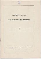 Ambrus Béla - Kupa Mihály: Sopron papírszükségpénzei, különlenyomat a Soproni Szemle XII. évfolyam 1958. évi 1. számából